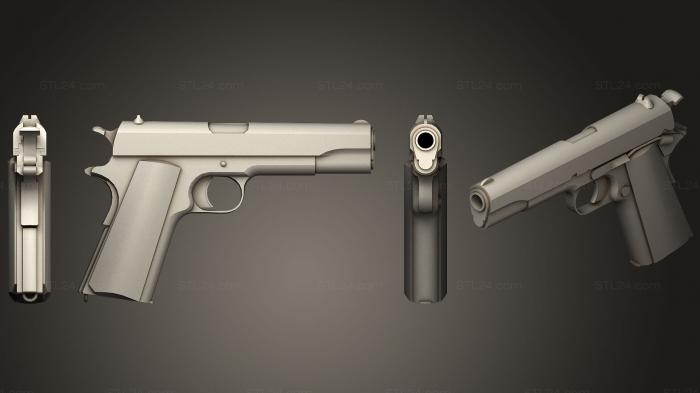 Weapon (Not M1911, WPN_0156) 3D models for cnc